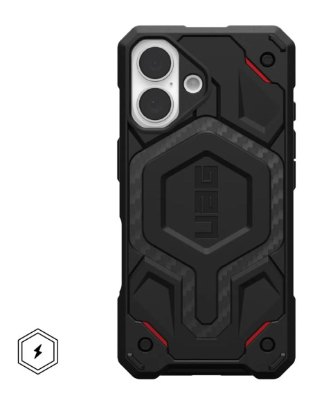 Obudowa Ochronna Uag Monarch Pro Do Iphone 16 Kompatybilna Z Magsafe (Kevlar Black)