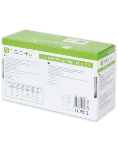 Rozgałęziacz Telewizyjny Techly Idata Hdmi-4K4 4X Hdmi