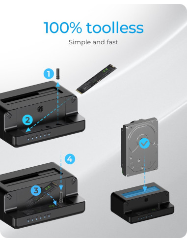 Icy Box Ib-2914Mscl-C31 Usb 3.2 Gen 2 (3.1 Gen 2) Type-C Czarny
