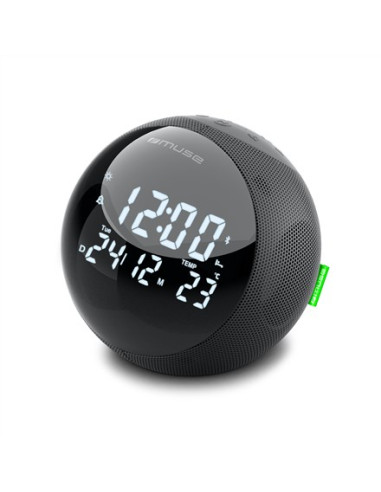 Radiobudzik Muza M-197 Bt Z Funkcją Budzika, Bluetooth, Radio Fm