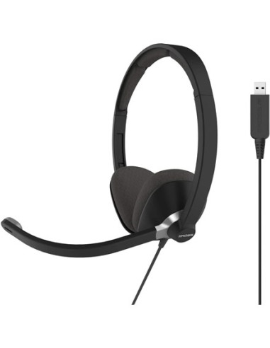 Koss Usb Communication Headsets Cs300 Przewodowy Mikrofon Nauszny Z Redukcją Szumów Czarny