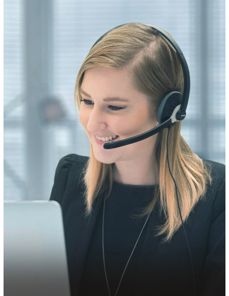 Koss Usb Communication Headsets Cs300 Przewodowy Mikrofon Nauszny Z Redukcją Szumów Czarny