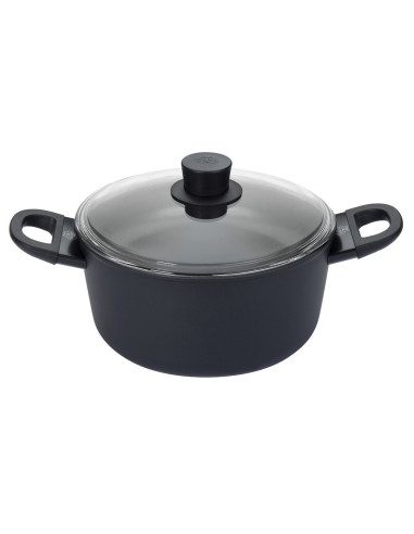 Ballarini 75002-921-0 Garnek Okrągły Czarny