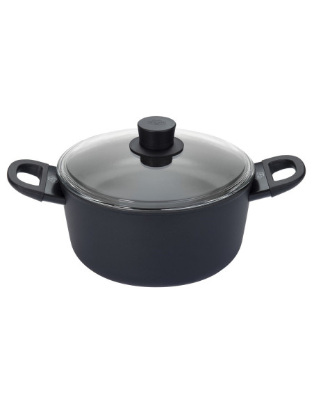 Ballarini 75002-921-0 Garnek Okrągły Czarny
