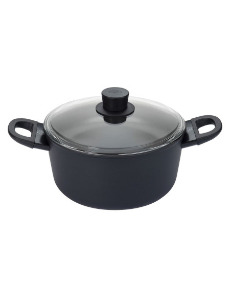 Ballarini 75002-921-0 Garnek Okrągły Czarny