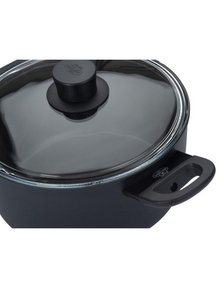 Ballarini 75002-921-0 Garnek Okrągły Czarny