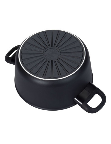 Ballarini 75002-921-0 Garnek Okrągły Czarny