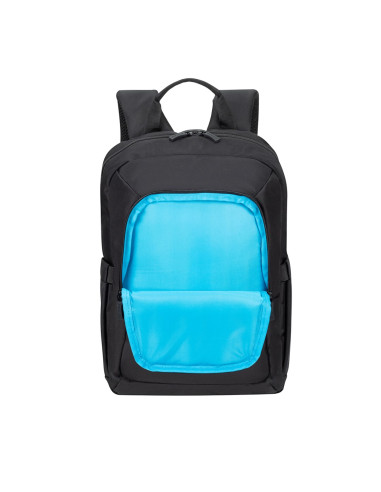Rivacase Plecak Na Laptop 13,3-14 Alpendorf Eco, Czarny, Materiał Wodoodporny, Eko Rpet, Kieszenie Na Smartfon, Dokum.,Akces.