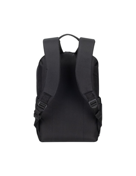 Rivacase Plecak Na Laptop 13,3-14 Alpendorf Eco, Czarny, Materiał Wodoodporny, Eko Rpet, Kieszenie Na Smartfon, Dokum.,Akces.