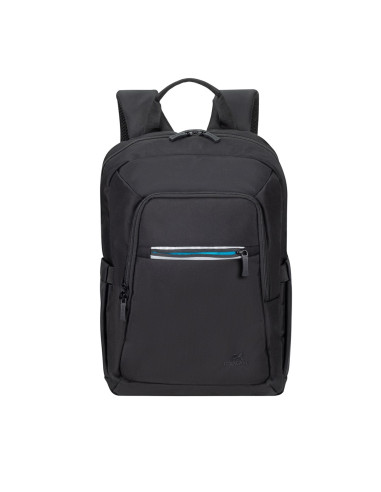 Rivacase Plecak Na Laptop 13,3-14 Alpendorf Eco, Czarny, Materiał Wodoodporny, Eko Rpet, Kieszenie Na Smartfon, Dokum.,Akces.