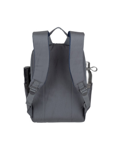 Rivacase Plecak Na Laptop 13,3-14" Alpendorf Eco, Szary, Materiał Wodoodporny, Eko Rpet, Kieszenie Na Smartfon, Dokum.,Akces.