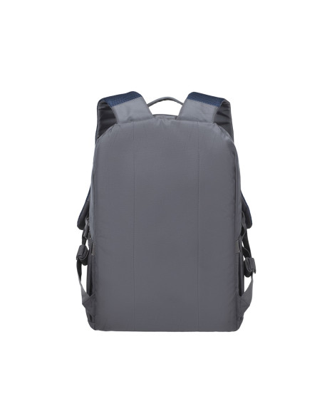 Rivacase Plecak Na Laptop 13,3-14" Alpendorf Eco, Szary, Materiał Wodoodporny, Eko Rpet, Kieszenie Na Smartfon, Dokum.,Akces.