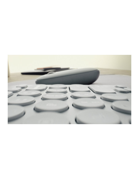 Logitech 920-012239 Klawiatura Dołączona Myszka Uniwersalne Rf Wireless + Bluetooth Qwerty Amerykański Międzynarodowy Grafitowy
