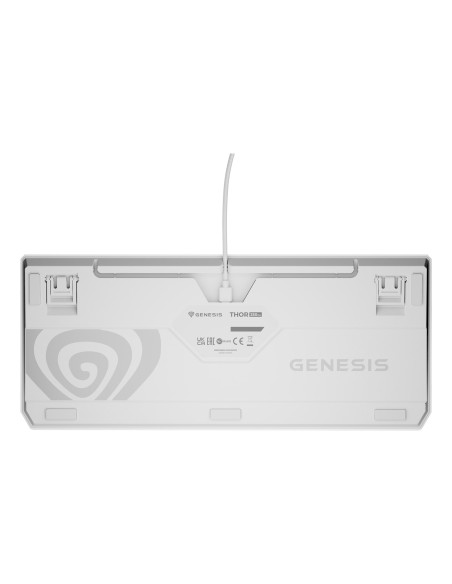 Klawiatura Genesis Thor 230 Tkl Gaming Usb Qwerty Us English Biały