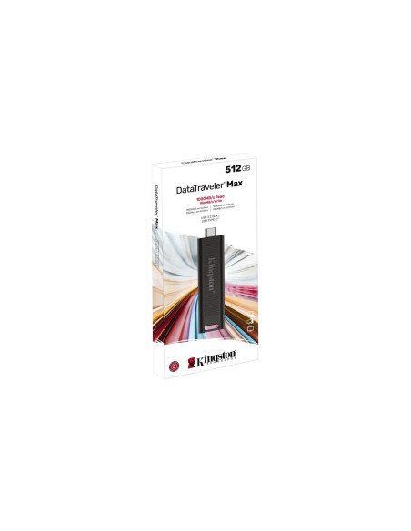 Kingston Technology Datatraveler Max Pamięć Usb 512 Gb Usb Type-C 3.2 Gen 2 (3.1 Gen 2) Czarny