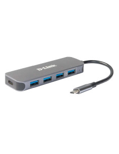D-Link Dub-2340 Huby I Koncentratory Usb Type-C 5000 Mbit/S Szary 2