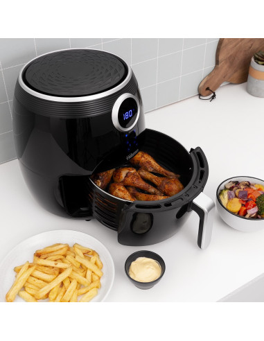 Frytkownica Tristar Digital Crispy Frycerka Fr-6956 Moc 1500 W Pojemność 4.5 L Czarna