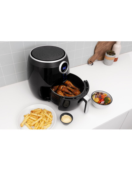 Frytkownica Tristar Digital Crispy Frycerka Fr-6956 Moc 1500 W Pojemność 4.5 L Czarna