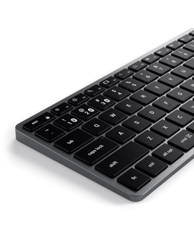 Klawiatura Satechi Slim X1 - Klawiatura Bluetooth Do Trzech Urządzeń Usb-C Us (Space Gray)