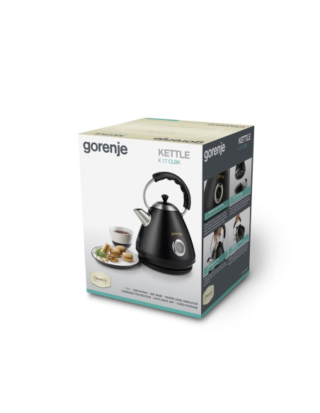 Gorenje K17Clbk Czajnik Elektryczny 1,7 L 2200 W Czarny