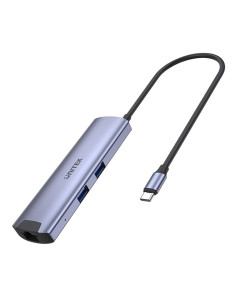 Unitek H1112F Huby I Koncentratory Usb 3.2 Gen 1 (3.1 Gen 1) Type-C 5000 Mbit/S Szary 2