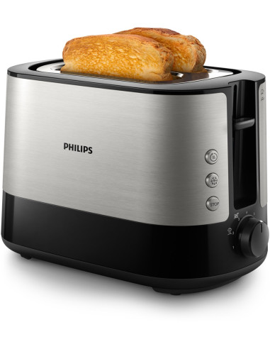 Philips Viva Collection Hd2635/90 Toster 7 2 Kaw. Czarny, Tytan