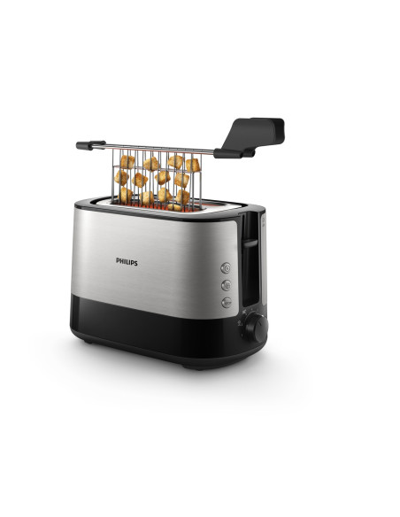 Philips Viva Collection Hd2635/90 Toster 7 2 Kaw. Czarny, Tytan