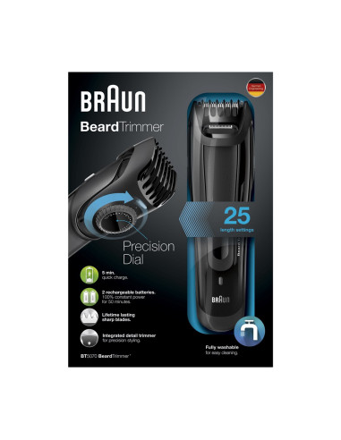 Braun Bt5070 Bateria 25 2 Cm Niebieski, Czerwony