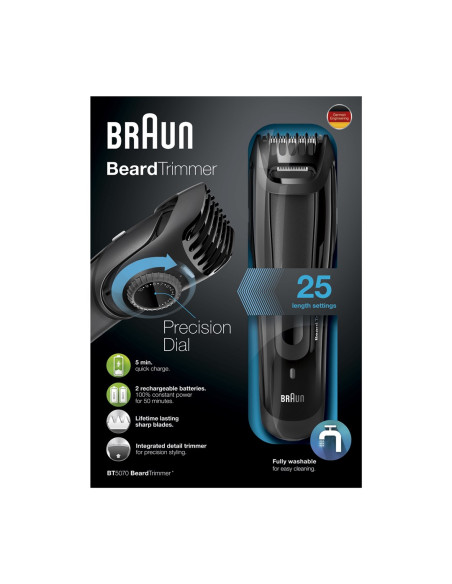 Braun Bt5070 Bateria 25 2 Cm Niebieski, Czerwony