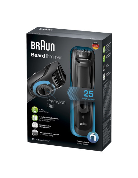 Braun Bt5070 Bateria 25 2 Cm Niebieski, Czerwony