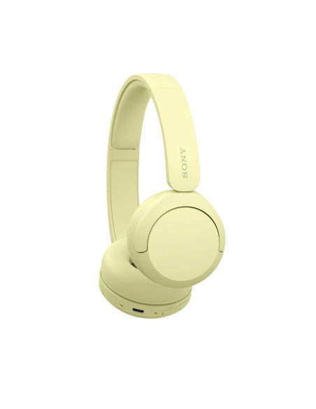 Słuchawki Bezprzewodowe Sony Wh-Ch520 Koloru Żółtego