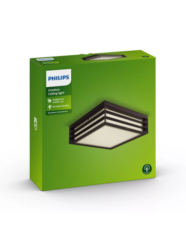 Plafon Sufitowy Oprawa Moonshine Antracyt 2X E17/14W Ip44 Aluminium/Tworzywo