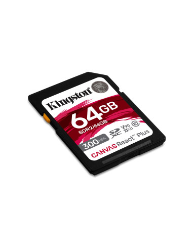 Kingston Technology Canvas React Plus 64 Gb Sd Uhs-Ii Klasa 10
