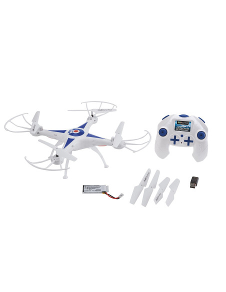 Revell Go! Stunt 4 Wirn. Quadcopter 380 Mah Niebieski, Biały