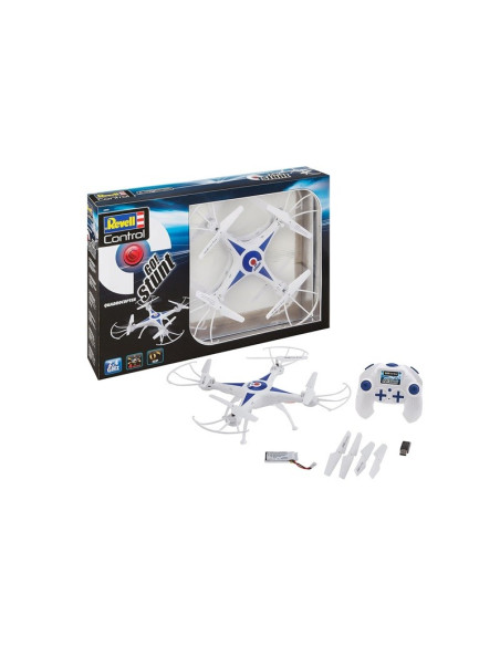 Revell Go! Stunt 4 Wirn. Quadcopter 380 Mah Niebieski, Biały