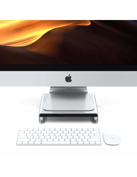 Podstawka Na Monitor Satechi Aluminium W Kolorze Srebrnym