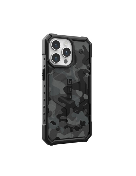 Urban Armor Gear 114303114061 Pokrowiec Na Telefon Komórkowy 17 Cm (6.7") Czarny, Kamuflaż, Szary