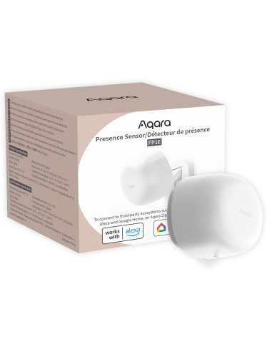 Aqara Presence Sensor Fp1E | Czujnik Obecności | Zigbee 3.0, Matter, Zasięg 6M, 120 Stopni