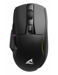 Mysz Optyczna Rgb Skiller Sgm50W Czarna + Stacja