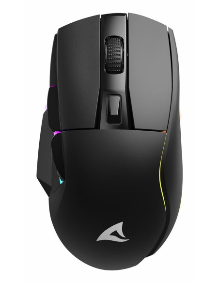 Mysz Optyczna Rgb Skiller Sgm50W Czarna + Stacja