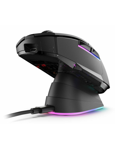 Mysz Optyczna Rgb Skiller Sgm50W Czarna + Stacja