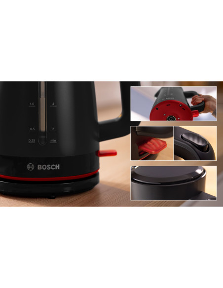 Bosch Tat3M124 Toster 2 Kaw. 950 W Czerwony