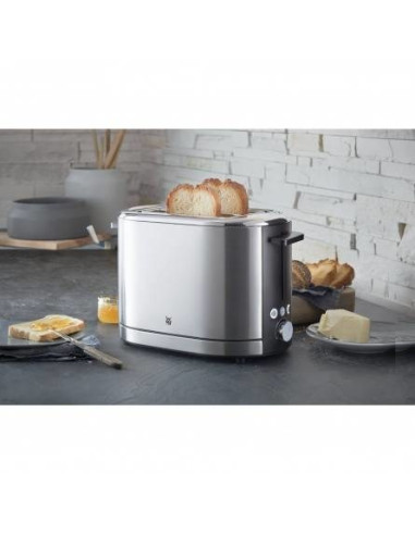 Wmf Bueno Pro - 2 Płyty - Srebrny - Stal Nierdzewna - Poziomica - Pokrętło - 870 W - 220 - 240 V
