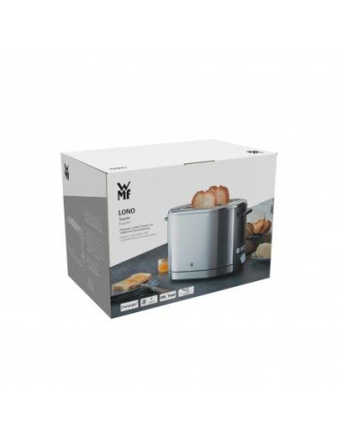 Wmf Bueno Pro - 2 Płyty - Srebrny - Stal Nierdzewna - Poziomica - Pokrętło - 870 W - 220 - 240 V