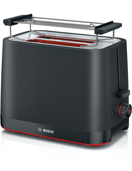 Bosch Tat3M123 Toster 2 Kaw. 950 W Czarny