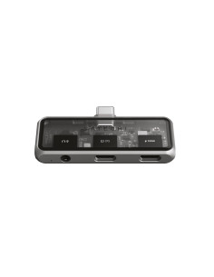 Mobilny Adapter Usb-C Satechi Mobile Xr Hub Z Audio (1X Usb-C 100W Pd  2.0 Data I Audio, 1X Usb-C Dp 1.4 4K@60Hz  3.0 10 Gbps, 1