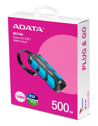 Adata Dysk Ssd Sc740 500G U3.2C 1050/1000 Mb/S