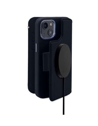Skórzana Obudowa Ochronna Do Iphone 14 Plus Kompatybilna Z Magsafe (Navy)