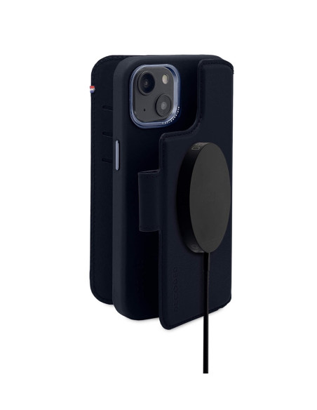 Skórzana Obudowa Ochronna Do Iphone 14 Plus Kompatybilna Z Magsafe (Navy)