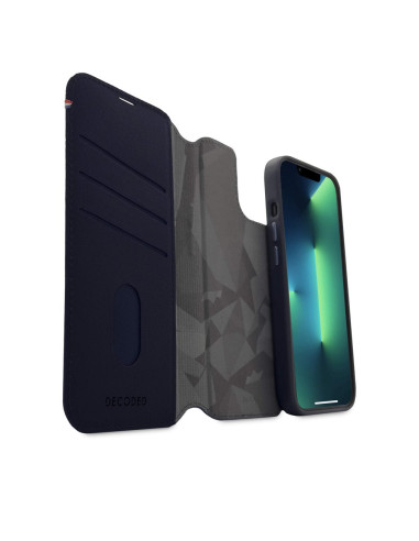 Skórzana Obudowa Ochronna Do Iphone 14 Plus Kompatybilna Z Magsafe (Navy)
